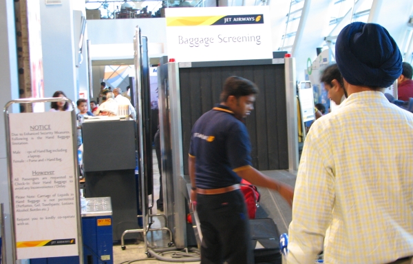 screening machine at Mumbai Airport