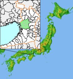 Osaka Japan map